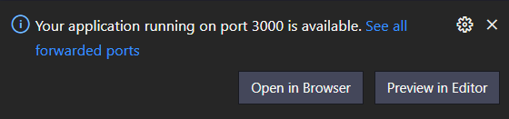 Managing port forwards in terminal