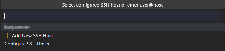 Entering password for SSH connection