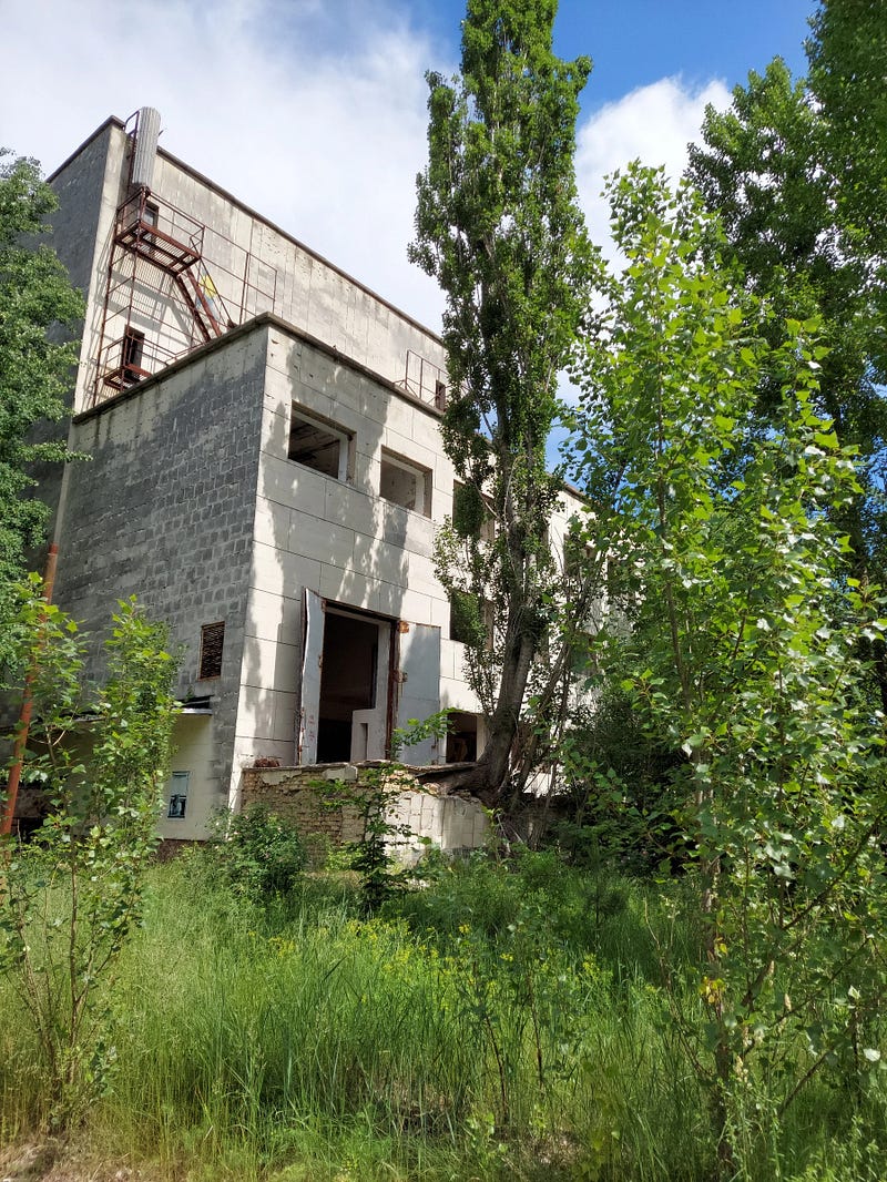 Radiation measurement in Pripyat