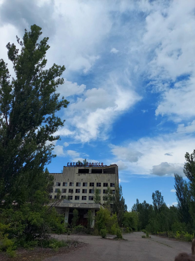 Stormy skies over Pripyat