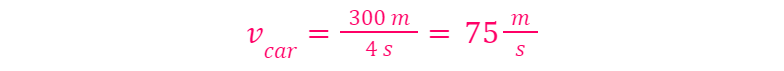 Calculating velocity