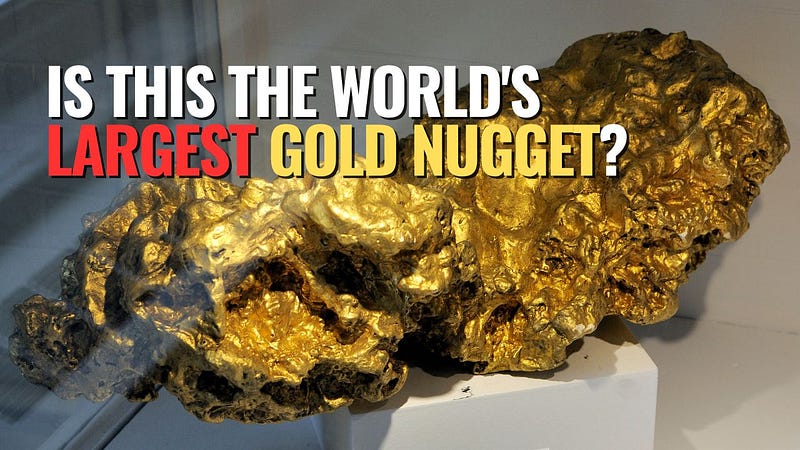 A glimpse of a massive gold nugget discovery