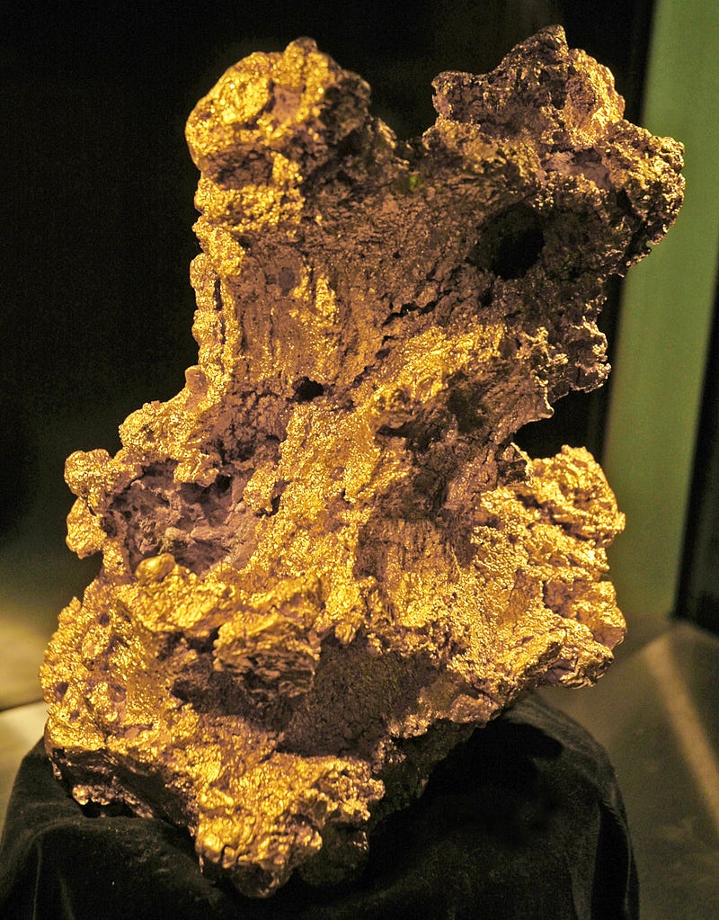 The Normandy Nugget on display