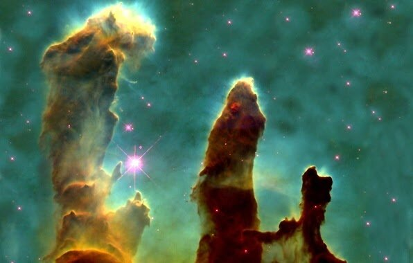 The majestic Pillars of Creation