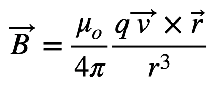 Expression for force on a charge in a magnetic field