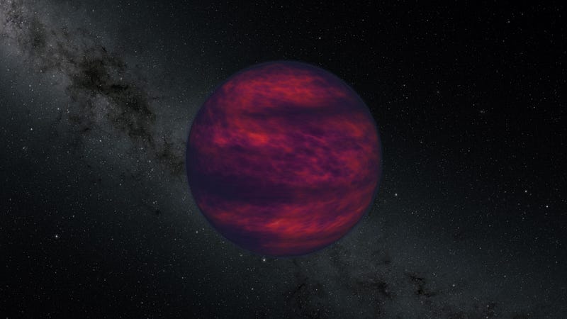 Conceptual illustration of a brown dwarf