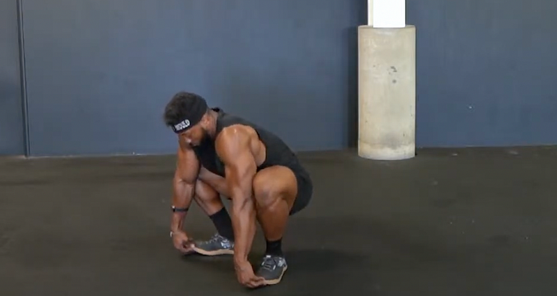 Gorilla Squat Exercise Demonstration