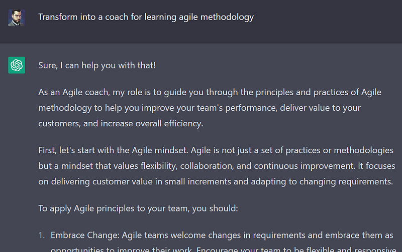 Agile Coaching Interaction