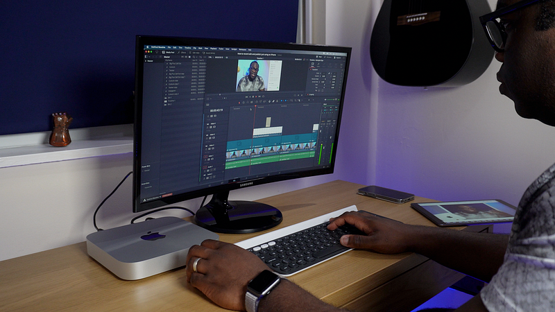 Editing with the M1 Mac Mini