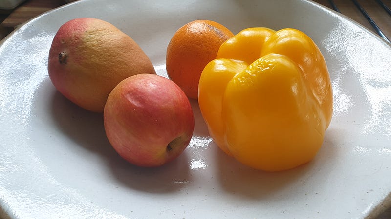 A fruit bowl with yellow items needing a recipe.