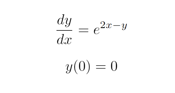 Differential equation representation