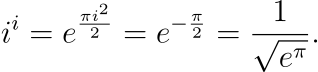 Resulting Expression after Raising to i