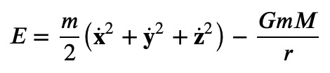 Energy conservation equation