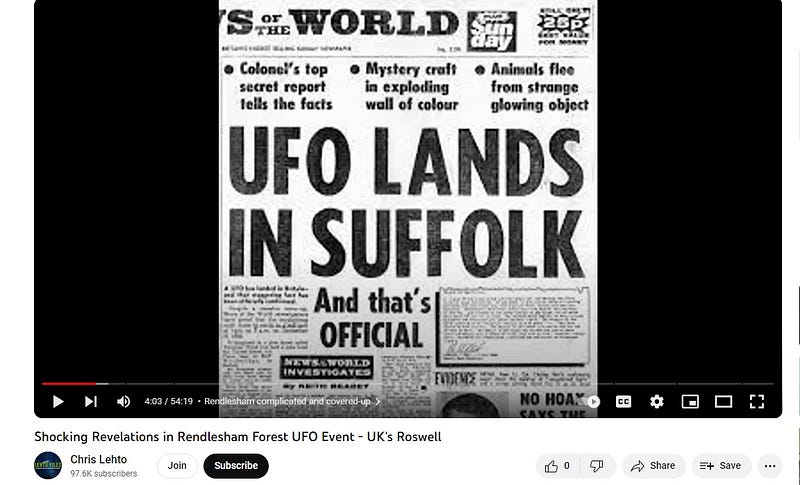 Government involvement in UFO incidents