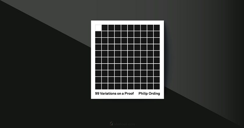 99 Variations on a Proof Book Cover