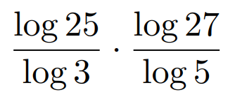 Rewriting logarithms with powers