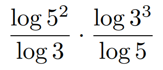 Logarithmic properties applied