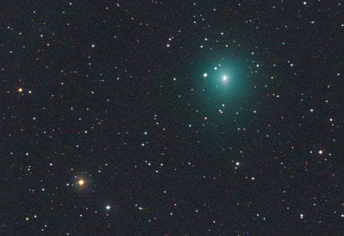 Comet Atlas showing its impressive size