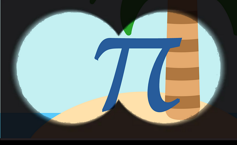 Observing Pi from a distance